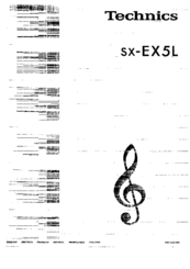 Technics SX-EX5L User Manual