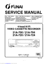 Funai 21A-700 Service Manual