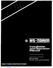 HS Tarm 404 Operating Instructions Manual