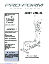 Pro-Form PFIVEL81412.0 User Manual