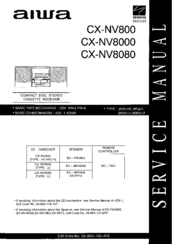 Aiwa CX-NV800 Service Manual
