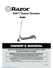 Razor Rift Owner's Manual
