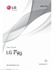 LG F90 User Manual