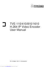 Interlogix TVE-1610 User Manual