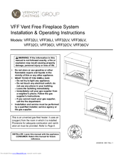 Vermont Castings VFF32CI Installation & Operating Instructions Manual