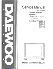 Daewoo DTH-2072FS Service Manual