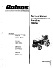 Bolens DuraTrac 5120H Service Manual