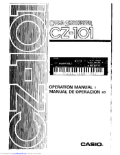 Casio CZ-101 Cosmo Operation Manual