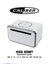 Caliber HSG 313BT Quick Start Manual