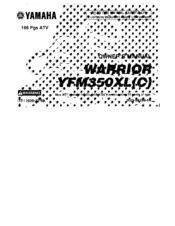 Yamaha Warrior YFM350XL(C) Owner's Manual