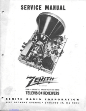 Zenith 24G24 Series Service Manual
