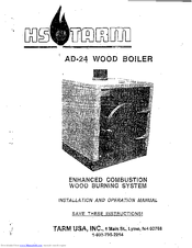 HS Tarm AD-24 Installation And Operation Manual