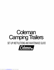 Coleman 280 Set-Up Instructions And Maintenance Manual