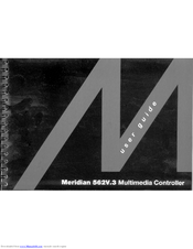 Meridian 562V.3 User Manual