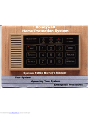 Honeywell System 1500e Owner's Manual