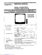 Samsung CI3352X/TSECX Service Manual