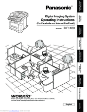 Panasonic DP-180 Operating Instructions Manual