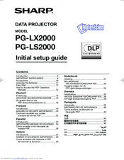 Sharp NoteVision PG-LS2000 Initial Setup Manual