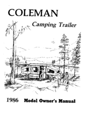 Coleman Newport 1986 Owner's Manual