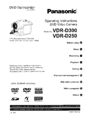 Panasonic VDR-D300 (English, Spanish) Operating Instructions Manual