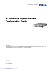 Nec ST1240 Configuration Manual
