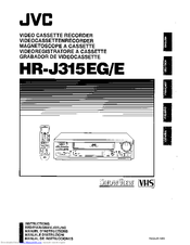 JVC ShowView HR-J315EE Instructions For Use Manual