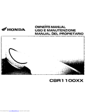 Honda 2006 CBR1100XX Owner's Manual