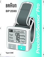 Braun PrecisionSensor Pro BP 2590 Instructions Manual