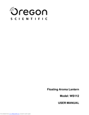 Oregon Scientific WS112 Manual