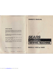Sears 14401 Owner's Manual
