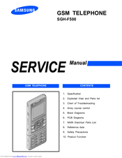 Samsung SGH-F500 Service Manual