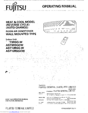 Fujitsu AST9RSG-W Operating Instructions Manual