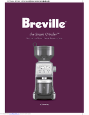 Breville THE SMART GRINDER BCG800XL Instruction Book