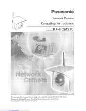 Panasonic KX-HCM270 Operating Instrctions