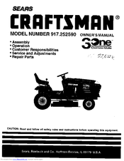 Craftsman 917.252590 Owner's Manual