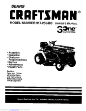 Craftsman 917.255460 Owner's Manual