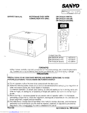 Sanyo EM-D953 Service Manual