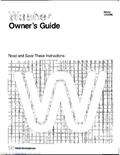White-Westinghouse LA300M Owner's Manual