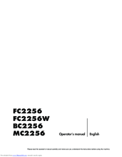 Jonsered MC2256 Operator's Manual