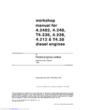 Perkins 4.248 Workshop Manual
