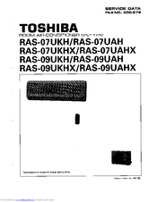 Toshiba RAS-07UKH Srevice Manual