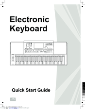 Yamaha Portatone PSR A1000 Quick Start Manual