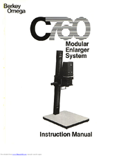 Omega C760 Instruction Manual