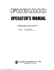 Furuno FE-880T Operator's Manual