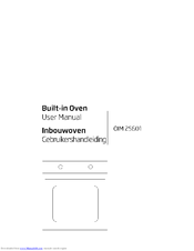 Beko OIM 25601 User Manual