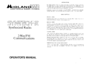 Midland Syn-Tech II Operator's Manual