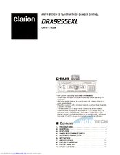 Clarion DRX9255EXL Owner's Manual