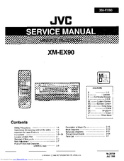 JVC XM-EX90 Service Manual