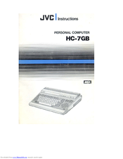 JVC HC-7GB Instructions Manual