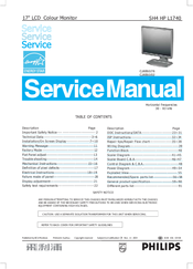 Philips SH4 HP L1740 Service Manual